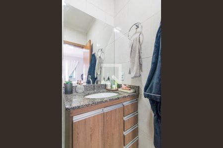 Banheiro da Suite de apartamento à venda com 2 quartos, 100m² em Vila Eldízia, Santo André