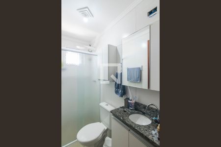 Banheiro da Suite de apartamento à venda com 2 quartos, 48m² em Santa Terezinha, Santo André