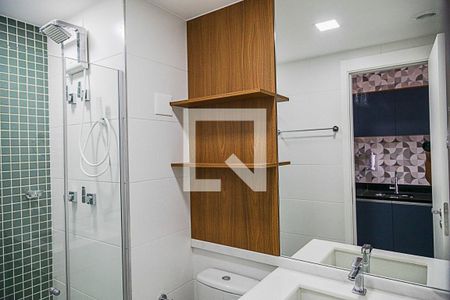 Banheiro de kitnet/studio para alugar com 1 quarto, 33m² em Brooklin, São Paulo