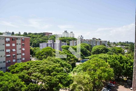 Vista da Sala de apartamento à venda com 1 quarto, 53m² em Jardim Sabará, Porto Alegre