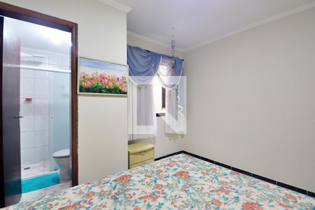 Suíte - Quarto 1 de apartamento para alugar com 2 quartos, 62m² em Jardim das Maravilhas, Santo André