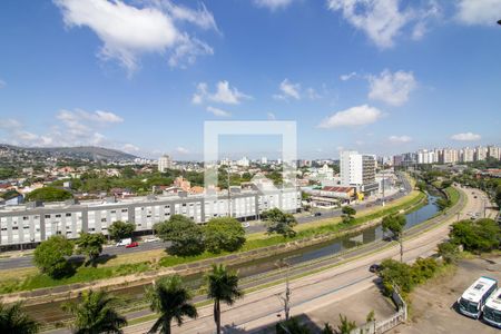 Vista da Sala de apartamento à venda com 1 quarto, 47m² em Jardim Botânico, Porto Alegre
