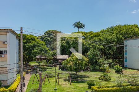 Vista Sala de apartamento à venda com 1 quarto, 36m² em Santo Antônio, Porto Alegre