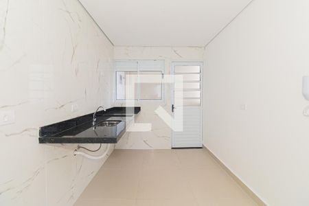 Sala e Cozinha de apartamento à venda com 2 quartos, 40m² em Vila Mazzei, São Paulo