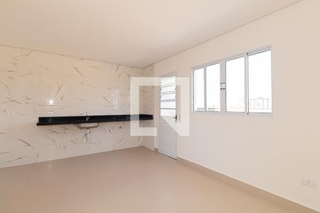 Sala e Cozinha de apartamento à venda com 1 quarto, 40m² em Vila Mazzei, São Paulo