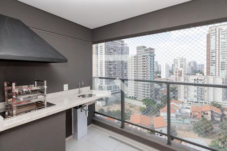 Varanda da Sala de apartamento à venda com 2 quartos, 62m² em Jardim das Acácias, São Paulo