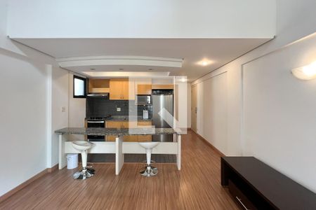 Sala de apartamento à venda com 1 quarto, 53m² em Moema, São Paulo