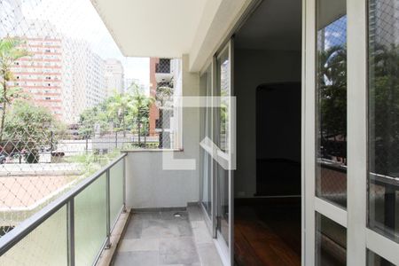 varanda de apartamento para alugar com 4 quartos, 145m² em Indianópolis, São Paulo