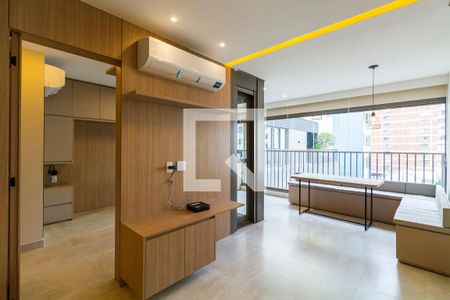 Sala de apartamento para alugar com 1 quarto, 44m² em Paraíso, São Paulo