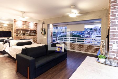Sala de apartamento à venda com 1 quarto, 42m² em Pompeia, São Paulo