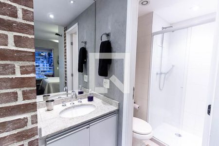 Banheiro de apartamento à venda com 1 quarto, 42m² em Pompeia, São Paulo