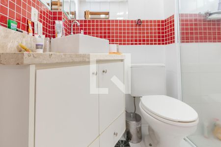 Banheiro da Suíte de apartamento à venda com 3 quartos, 105m² em Santo Amaro, São Paulo