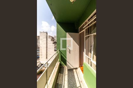 Varanda de kitnet/studio para alugar com 1 quarto, 31m² em Campos Elíseos, São Paulo