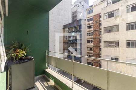 Varanda de kitnet/studio à venda com 1 quarto, 31m² em Campos Elíseos, São Paulo
