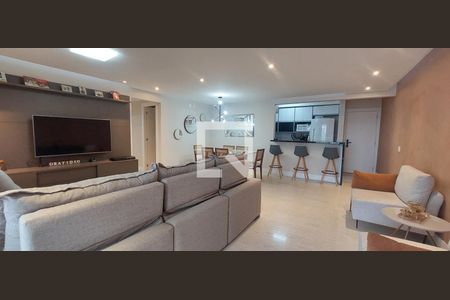 Sala de apartamento à venda com 3 quartos, 115m² em Vila Valparaiso, Santo André