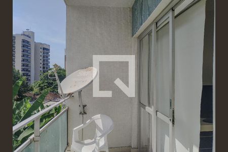 Varanda da Sala de apartamento para alugar com 3 quartos, 82m² em Jardim Tejereba, Guarujá