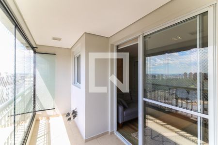 Varanda da Sala de apartamento à venda com 2 quartos, 70m² em Jardim Parque Morumbi, São Paulo