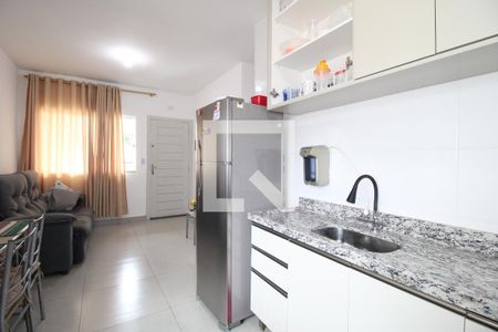 Sala/Cozinha e área de serviço de apartamento para alugar com 2 quartos, 46m² em Vila Sao Geraldo, São Paulo