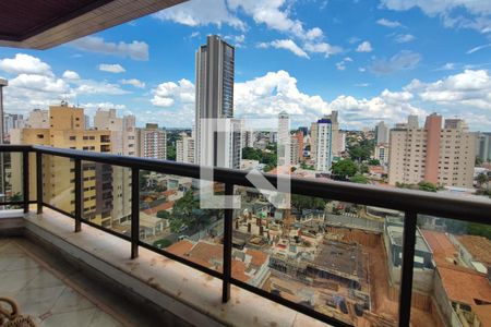 Varanda da Sala de apartamento para alugar com 5 quartos, 260m² em Cambuí, Campinas
