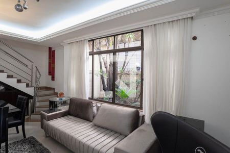 Sala  de apartamento à venda com 4 quartos, 270m² em Castelo, Belo Horizonte