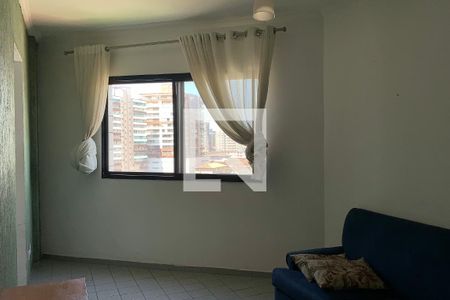 Sala de apartamento para alugar com 1 quarto, 50m² em Guilhermina, Praia Grande