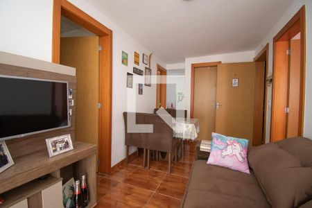 sala de apartamento à venda com 3 quartos, 55m² em Santos Dumont, São Leopoldo