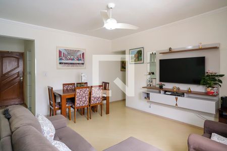Sala  de apartamento à venda com 2 quartos, 72m² em Cerâmica, Santo André
