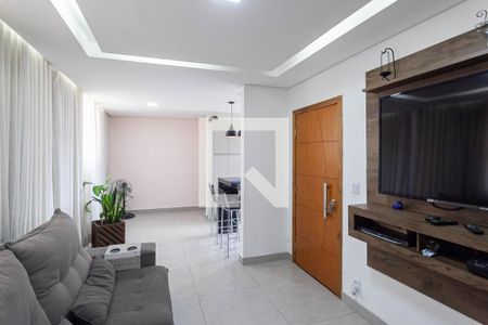 Sala  de apartamento à venda com 2 quartos, 70m² em Ipiranga, Belo Horizonte
