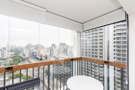 Varanda de apartamento para alugar com 1 quarto, 28m² em Brooklin, São Paulo