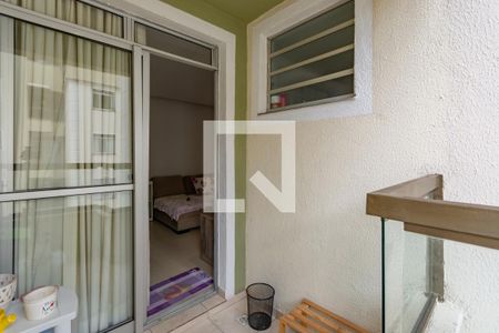 Varanda da Sala de apartamento à venda com 2 quartos, 55m² em Castelo, Belo Horizonte