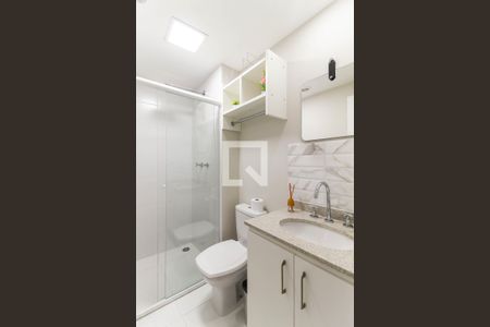 Banheiro de kitnet/studio para alugar com 1 quarto, 30m² em Belenzinho, São Paulo