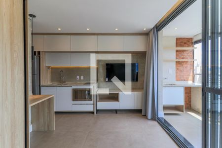 Sala/Quarto de apartamento para alugar com 1 quarto, 31m² em Campo Belo, São Paulo