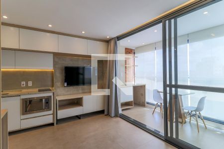 Sala/Quarto de apartamento para alugar com 1 quarto, 31m² em Campo Belo, São Paulo