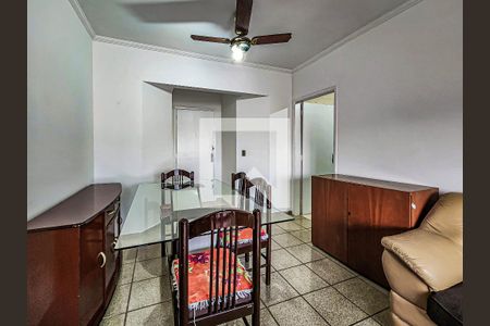 Sala de apartamento para alugar com 1 quarto, 86m² em Barra Funda, Guarujá