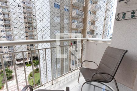 Varanda da sala de apartamento à venda com 2 quartos, 54m² em Barra Funda, São Paulo