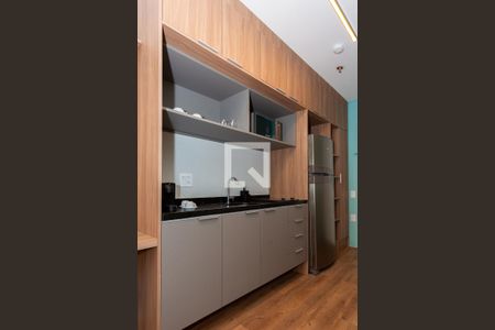 Studio para alugar com 28m², 1 quarto e sem vaga Studio para alugar com 28m², 1 quarto e sem vagaStudio - Cozinha