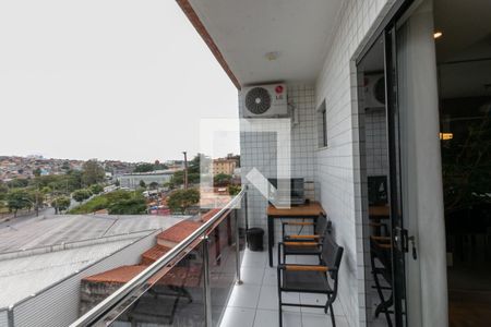 Varanda da Sala de apartamento à venda com 3 quartos, 200m² em Barreiro, Belo Horizonte