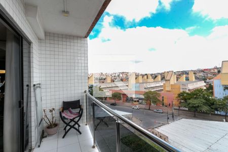 Varanda da Sala de apartamento à venda com 3 quartos, 200m² em Barreiro, Belo Horizonte
