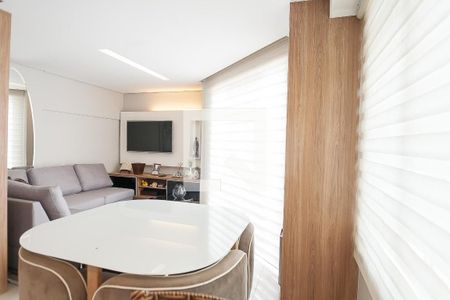 Sala de Jantar de apartamento à venda com 2 quartos, 70m² em Vila da Serra, Nova Lima