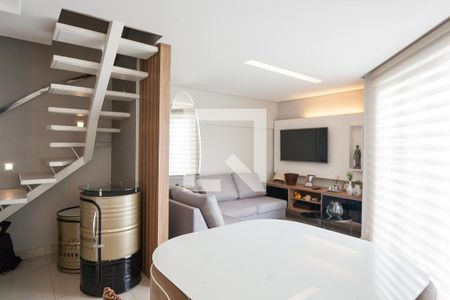 Apartamento à venda com 70m², 2 quartos e 2 vagasSala de Jantar / integração 2º andar