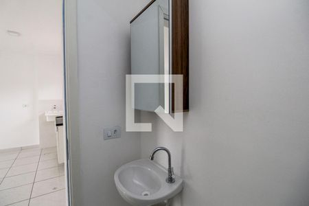 Banheiro de apartamento à venda com 1 quarto, 45m² em Vila Alpina, São Paulo