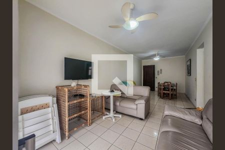 Sala de apartamento para alugar com 2 quartos, 70m² em Vila Julia, Guarujá