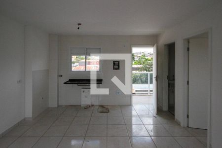 Sala e cozinha de apartamento à venda com 1 quarto, 45m² em Vila Alpina, São Paulo