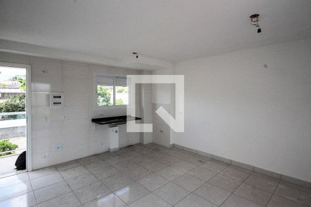 Sala e cozinha de apartamento à venda com 1 quarto, 45m² em Vila Alpina, São Paulo