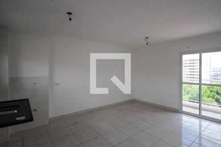 Sala e cozinha de apartamento à venda com 1 quarto, 45m² em Vila Alpina, São Paulo