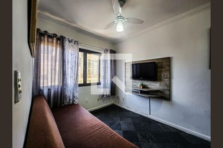 Sala de apartamento para alugar com 2 quartos, 68m² em Ponta da Praia, Santos