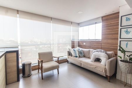 Varanda gourmet de apartamento à venda com 2 quartos, 62m² em Vila Dom Pedro Ii, São Paulo