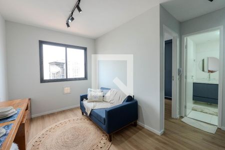 Sala/Cozinha de apartamento para alugar com 1 quarto, 26m² em Bela Vista, São Paulo