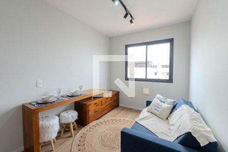 Sala/Cozinha de apartamento para alugar com 1 quarto, 26m² em Bela Vista, São Paulo