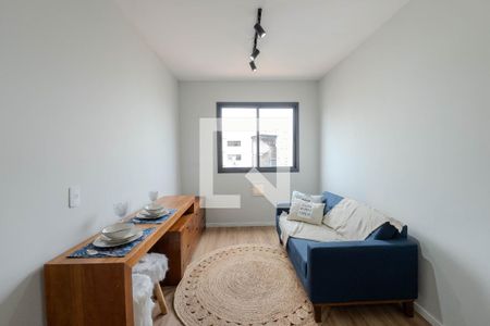 Sala/Cozinha de apartamento para alugar com 1 quarto, 26m² em Bela Vista, São Paulo